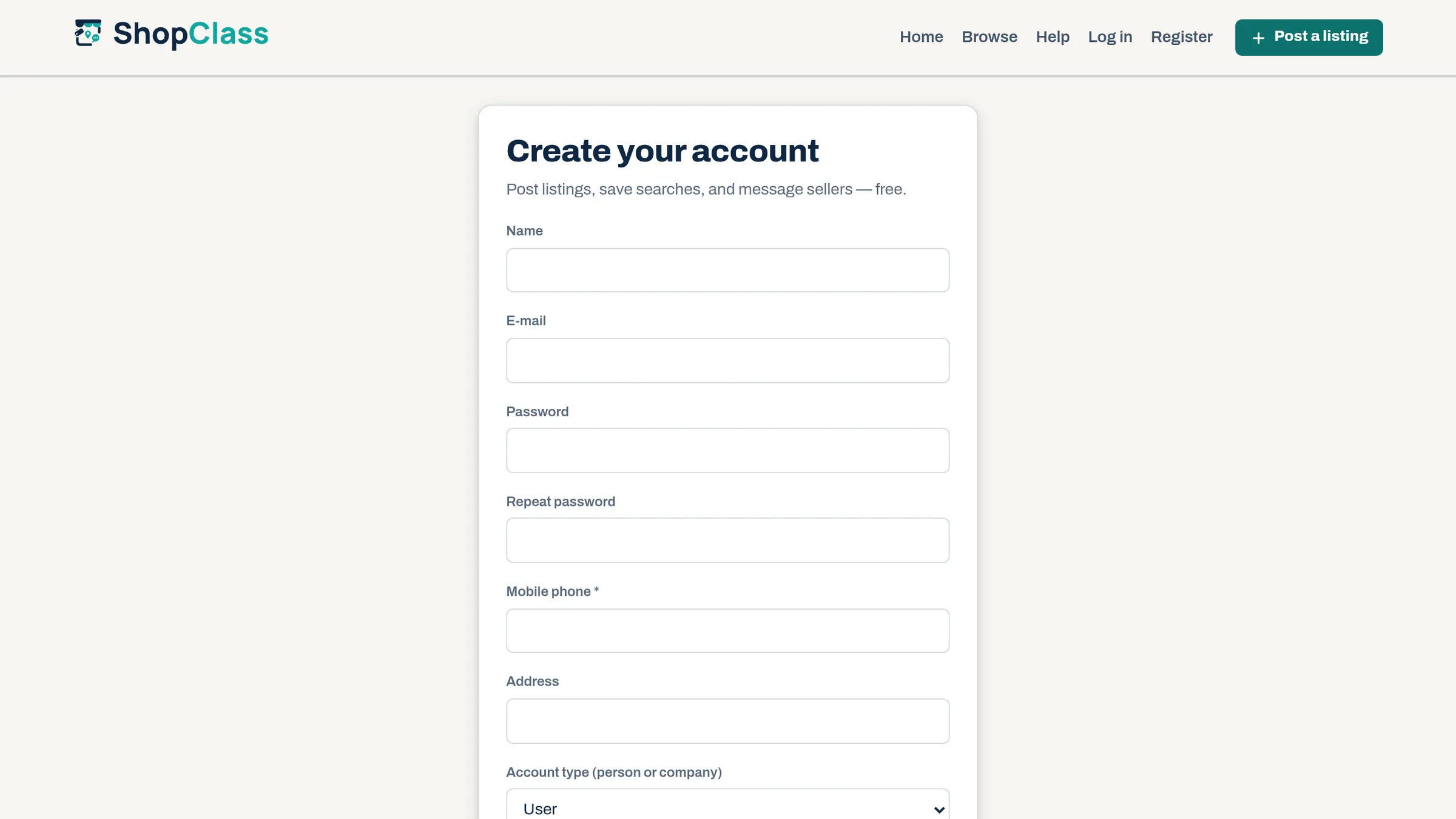 The extra fields take the theme's own look on the sign-up form